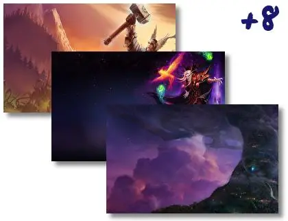 World of Warcraft Landscapes theme for Windows 10