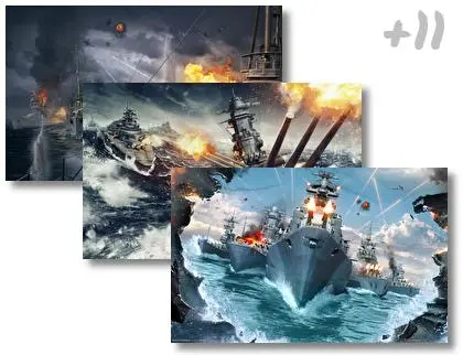 Mundo de Barcos de Guerra tema para Windows 10