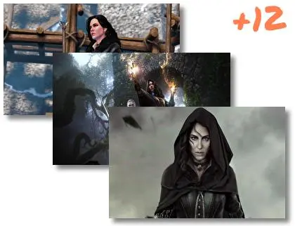 Yennefer z Vengerbergu motiv pro Windows 10