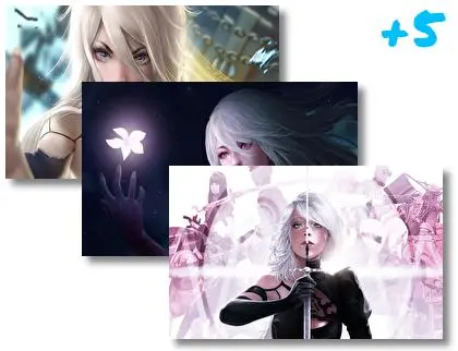 Yorha 2a motiv pro Windows 10