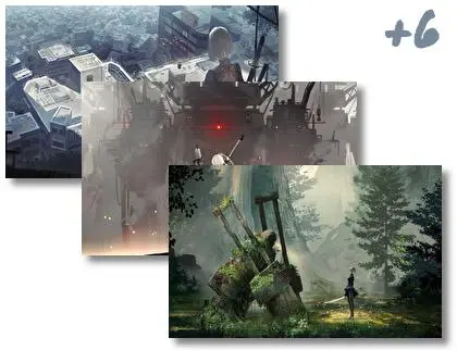 Yorha 2b motiv pro Windows 10