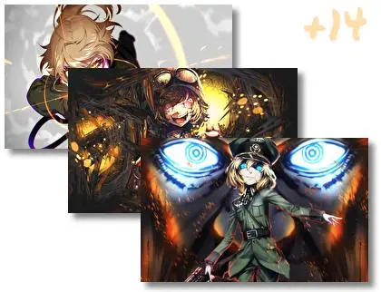 Youjo Senki motiv pro Windows 10