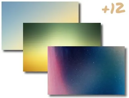 Abstract Gradient theme for Windows 10