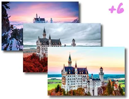 Bavarian Castle Neuschwanstein theme for Windows 10