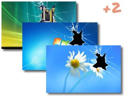 Broken Screen theme for Windows 10