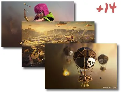 Clash of Clans theme for Windows 10