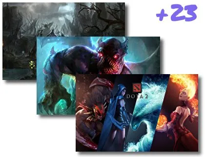 Dota 2 theme for Windows 10