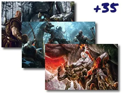 God Of War theme for Windows 10