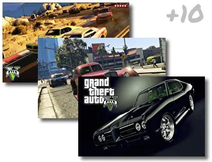 Grand Theft Auto 5 Cars theme for Windows 10