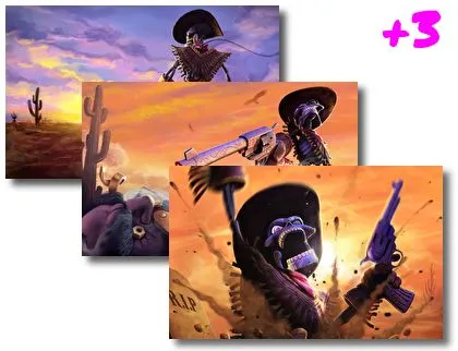 Gunstringer theme for Windows 10