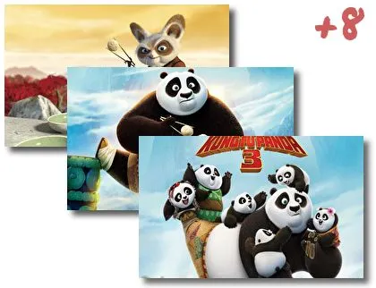 Kung Fu Panda 3 theme for Windows 10