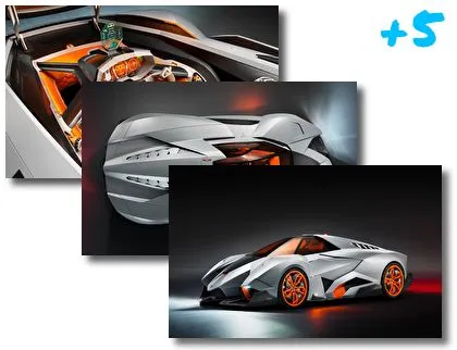 Lamborghini Egoista theme for Windows 10