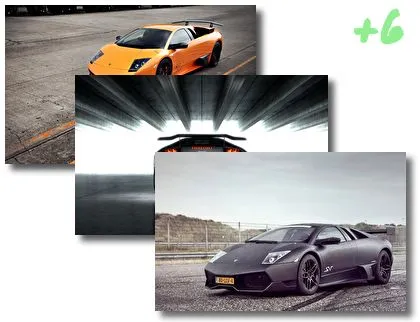 Lamborghini Murcielago SV theme for Windows 10