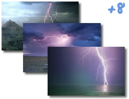 Lightning theme for Windows 10