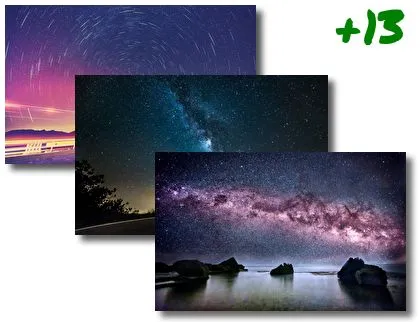Milky Way theme for Windows 10