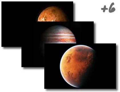 Planets theme for Windows 10