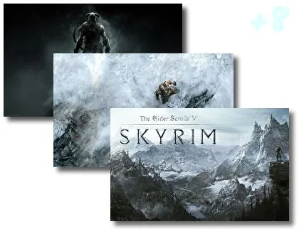 Skyrim theme for Windows 10