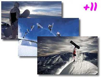 Snowboard theme for Windows 10