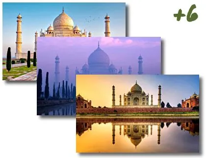 Taj Mahal theme for Windows 10