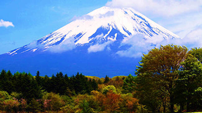 Japan Mountains background 2