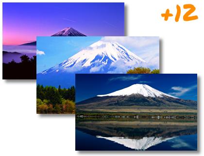 Japan Mountains theme pack