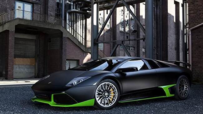 Lamborghini Black background 1
