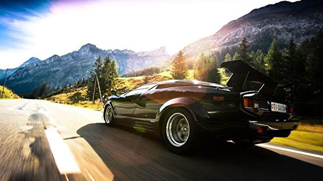 Lamborghini Black background 3