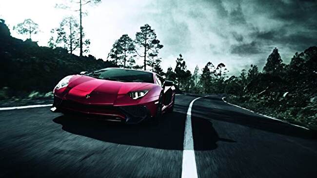 Lamborghini Red background 3