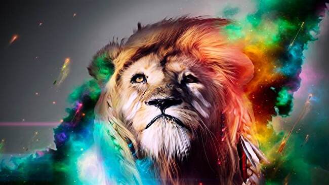 Lion background 2