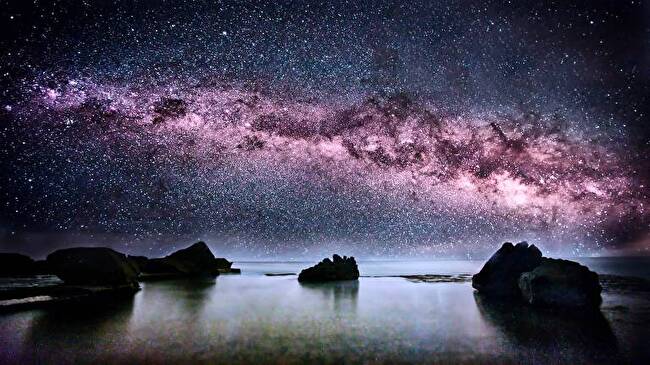 Milky Way background 1