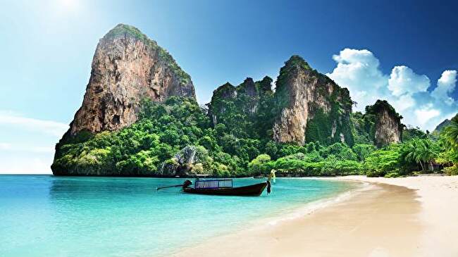 Railay Beach Thailand background 1