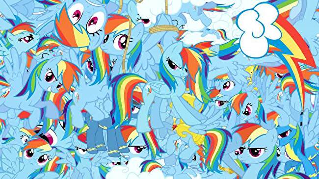Rainbow Dash background 2