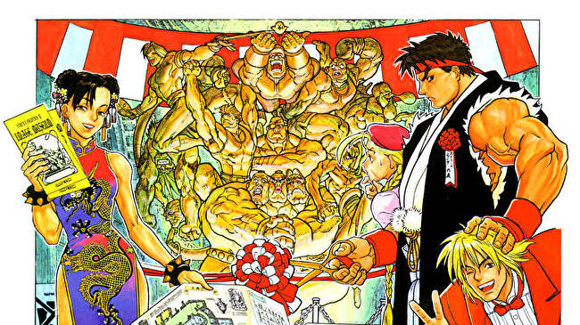 Ryu Street Fighter background 1
