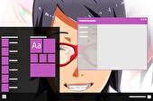 Sarada Uchiha Windows 11/10 Theme 