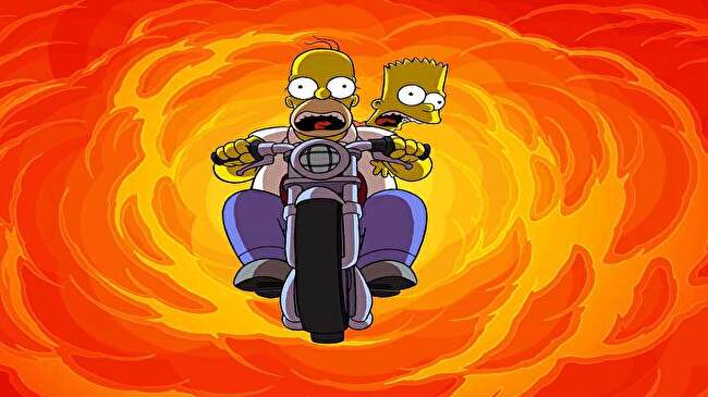The Simpsons background 1