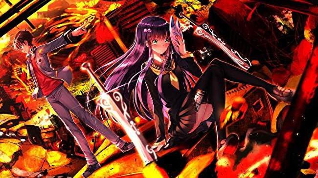 Twin Star Exorcists background 2