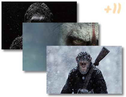 War for The Planet of The Apes theme pack