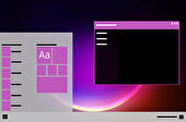Windows 11 Glow theme light/dark skin color