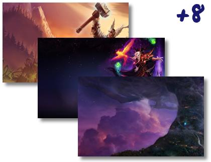 World of Warcraft Landscapes theme pack